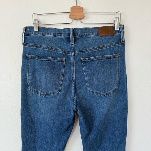 Madewell 10” High Rise Skinny Jeans Medium Wash Size 30 - Picture 7 of 9